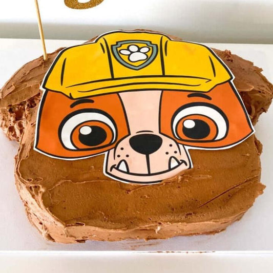 Custom Bulldozer Pup Cake Kit