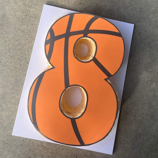 Basketball Number Cake Kit