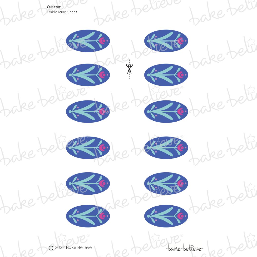 Ice Princess Dolly Varden Cake Edible Images