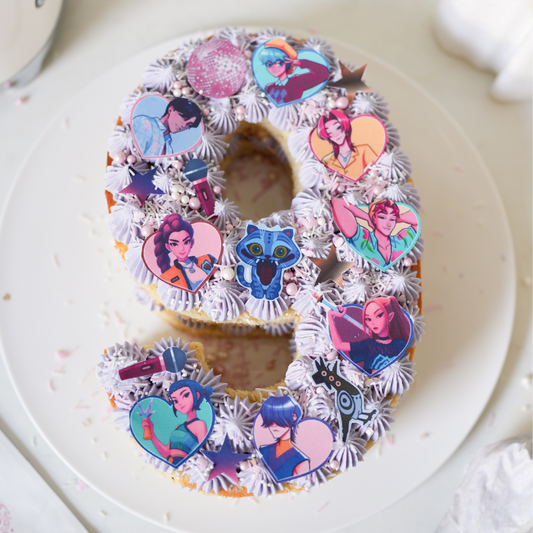 Custom KPop Inspired Number Cake Kit