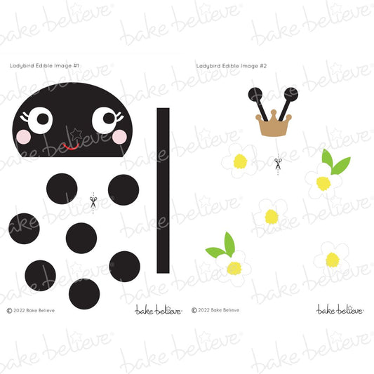 Ladybug Edible Image Set