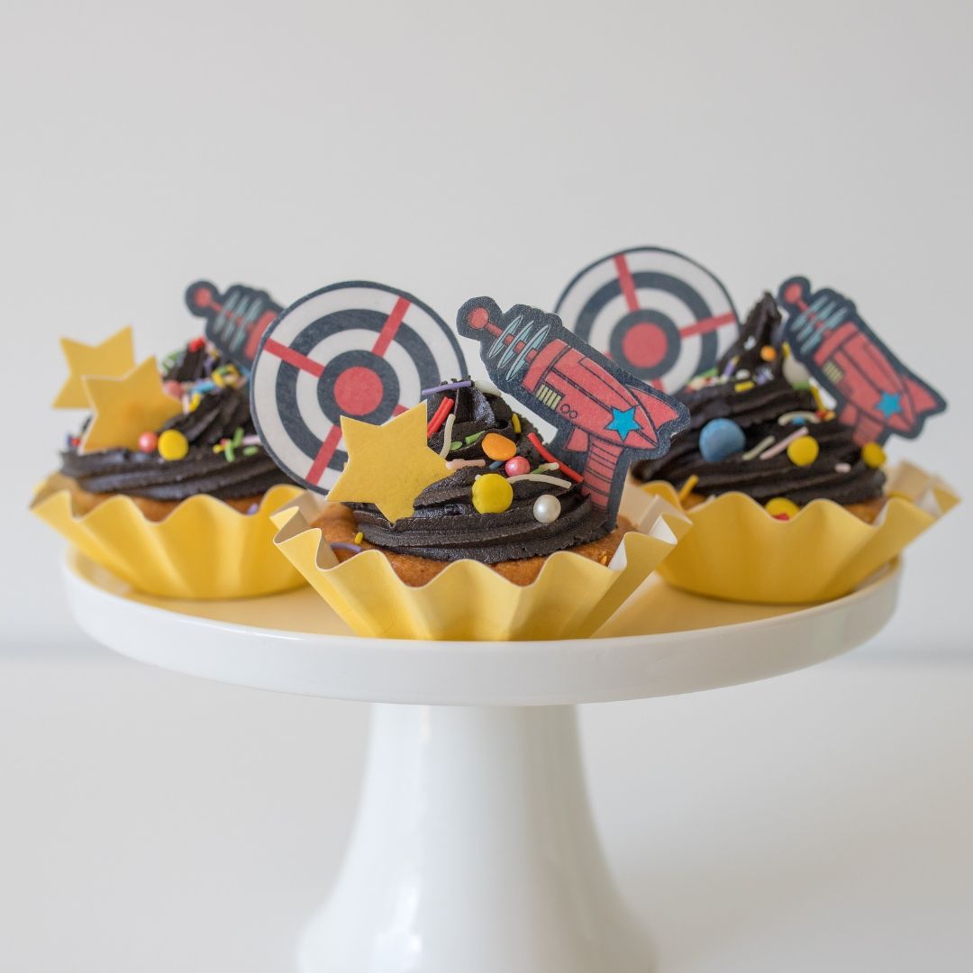 Laser Tag Cupcake Kit