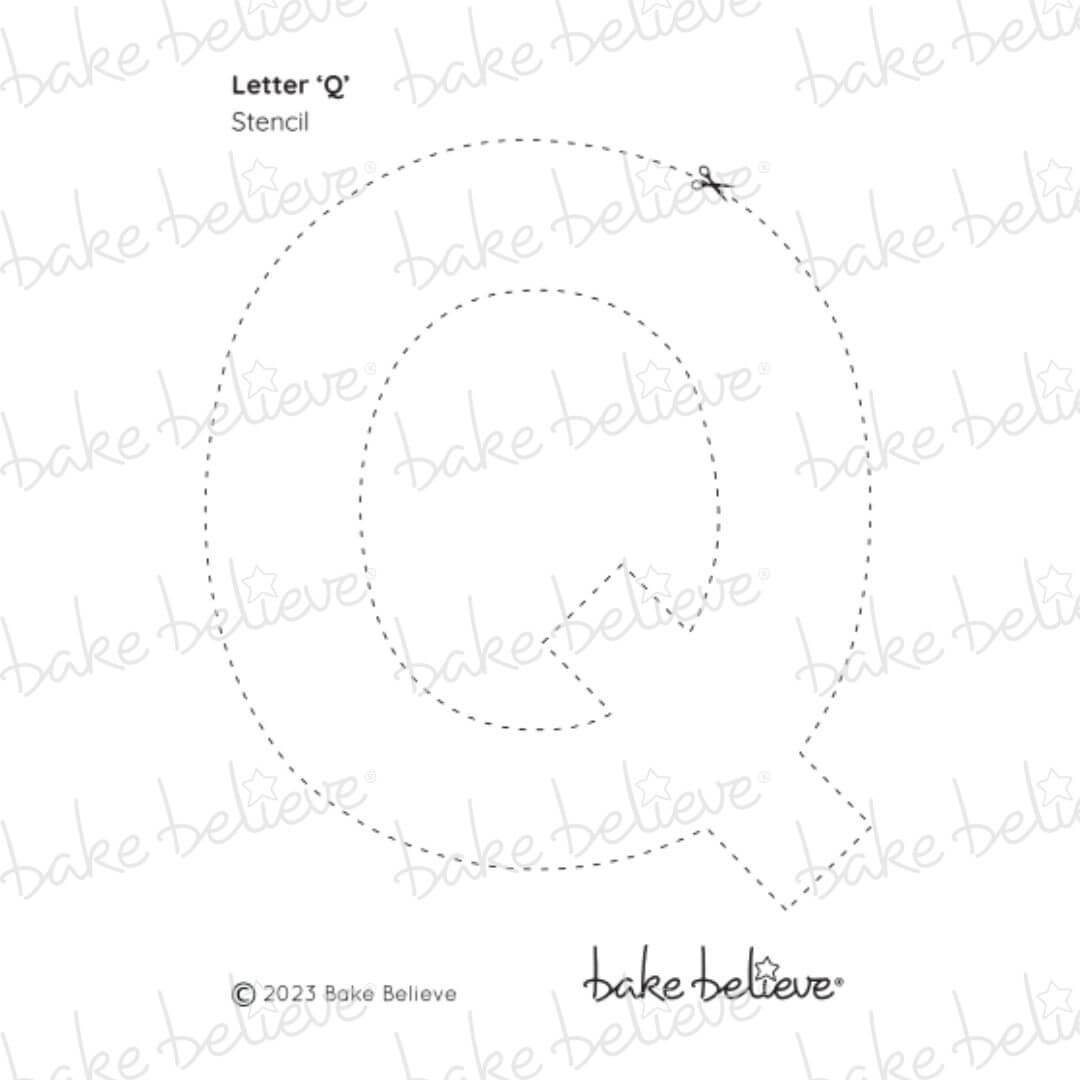 Letter Q Stencil