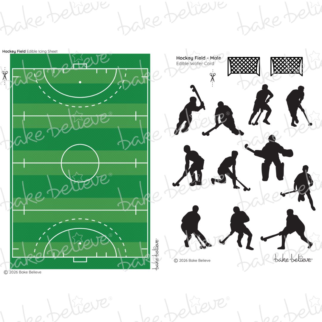Male Hockey Edible Images