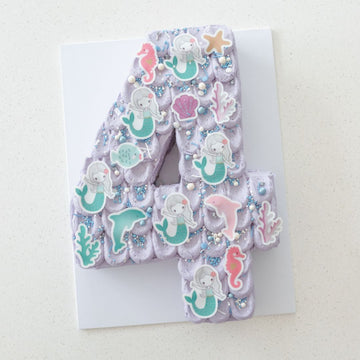 Mermaid Number Cake Kit