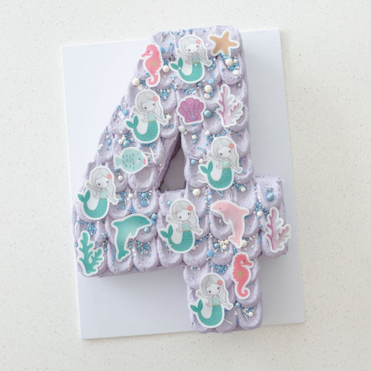 Mermaid Number Cake Kit