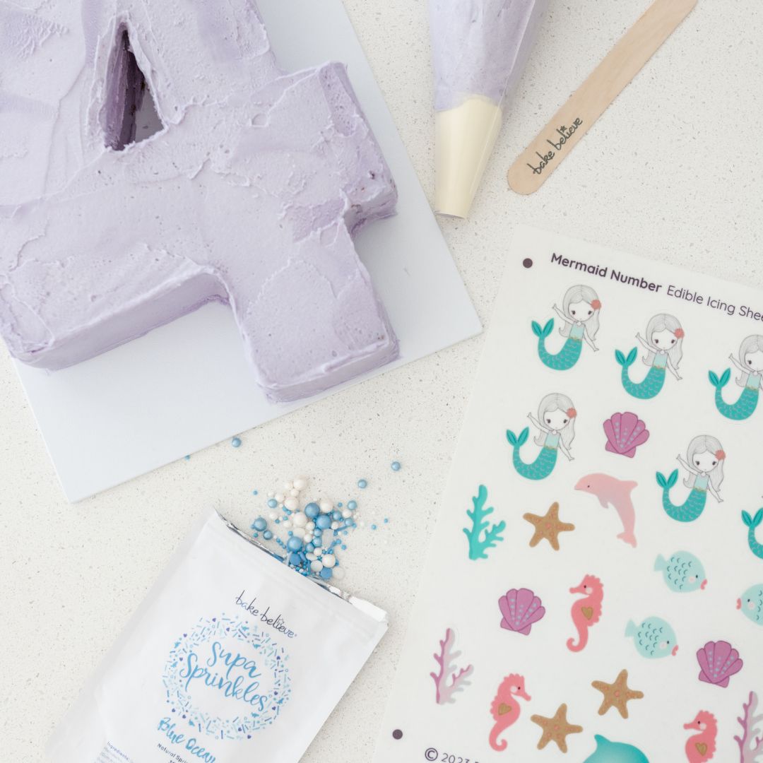 Mermaid Number Cake Kit