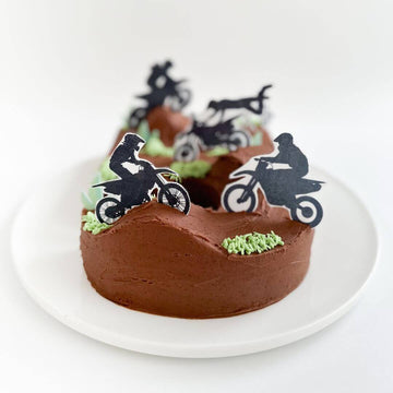 Motocross Number Cake Kit