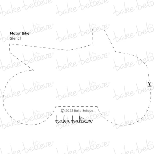 Motorbike Stencil