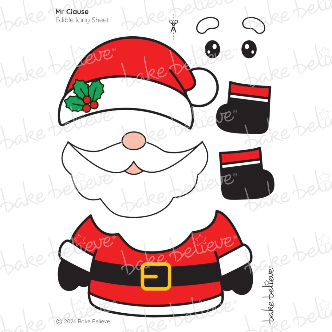 Mr. Claus Edible Images