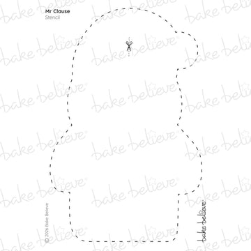 Mr. Claus Stencil