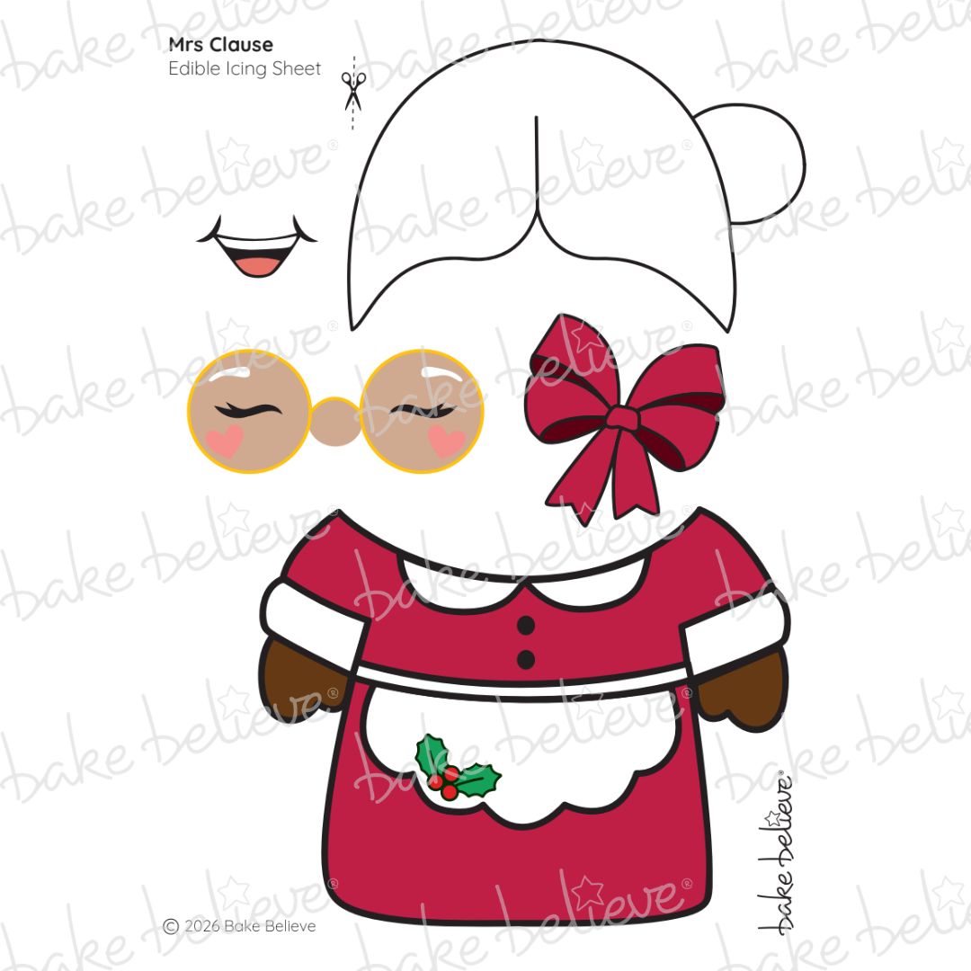 Mrs. Claus Edible Images