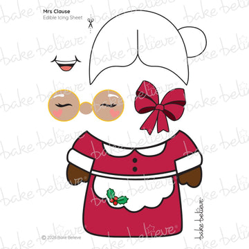 Mrs. Claus Edible Images