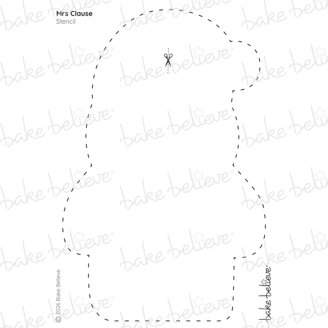 Mrs. Claus Stencil