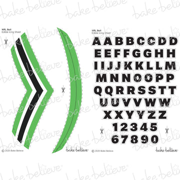 NRL Ball Edible Images