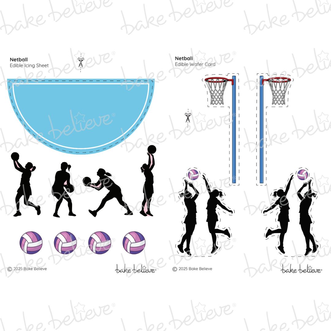 Netball Edible Images