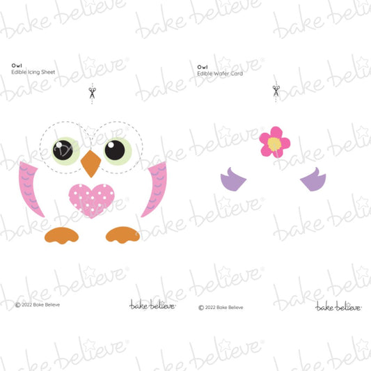 Owl Edible Image Set