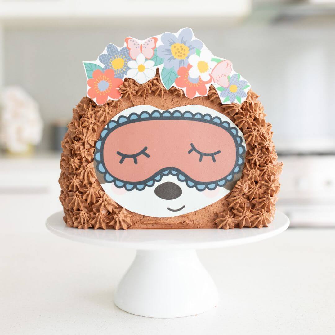 Pamper Sloth Cake Kit