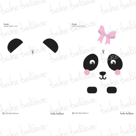 Panda Edible Image Set