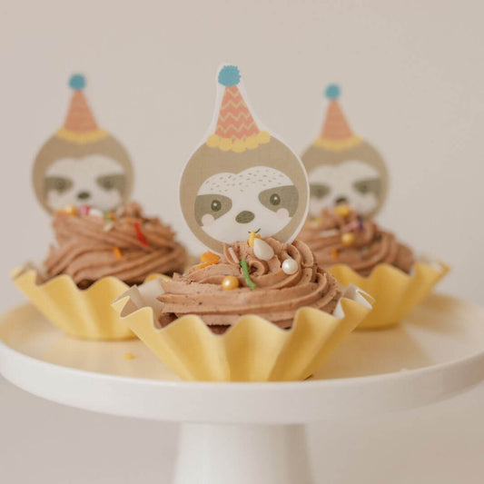 Party Sloth Cupcake Kit