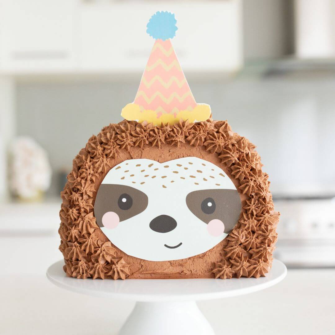 Party Sloth Cake Kit
