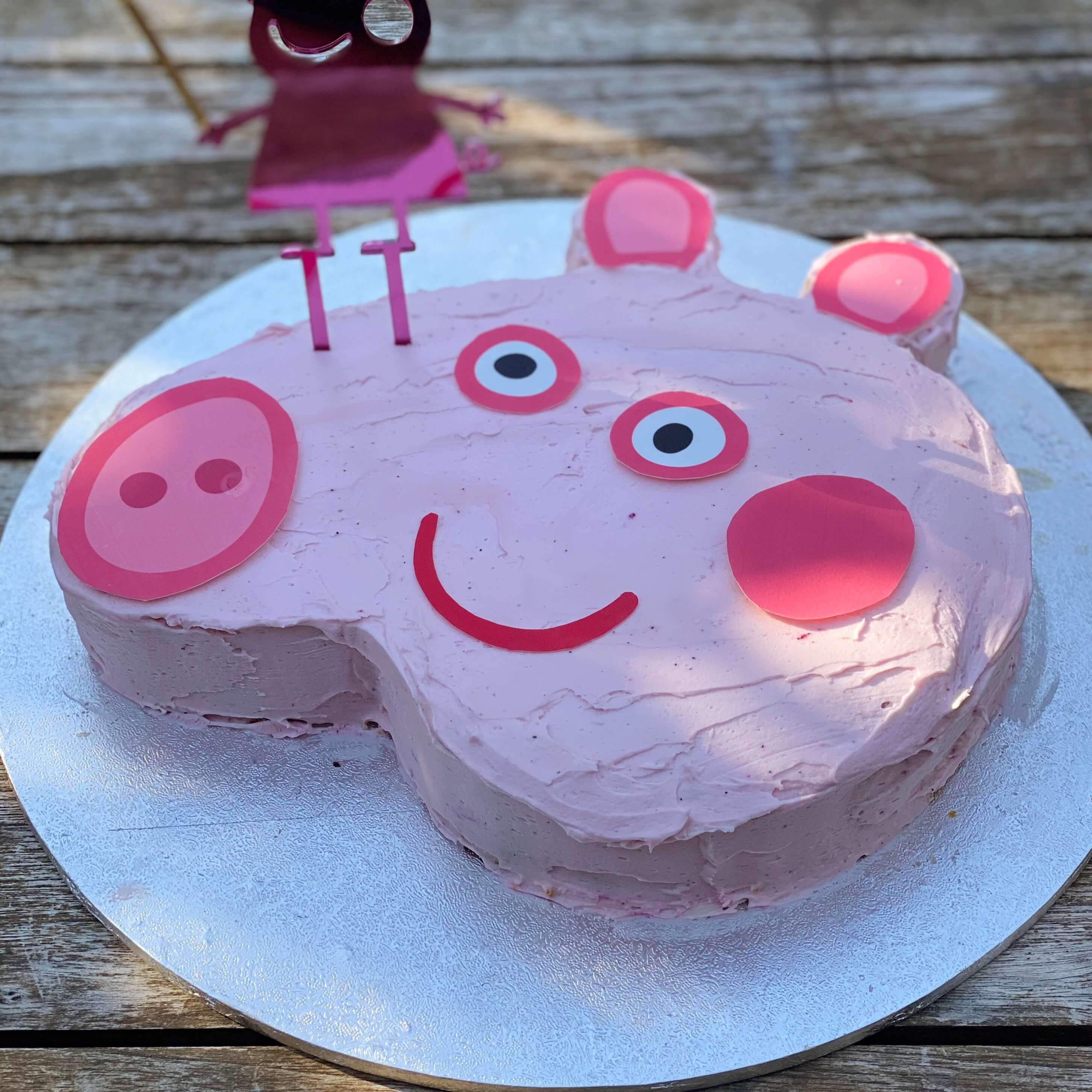 50 Best Birthday Cake Ideas in 2022 : Two-Tiered Peppa Pig Cake