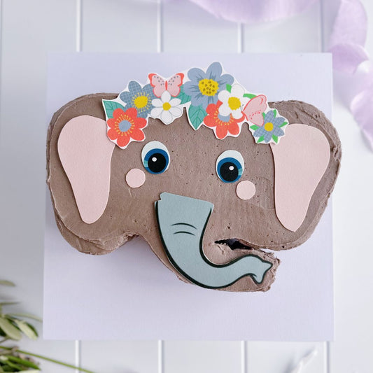 Pink Elephant Edible Image Set