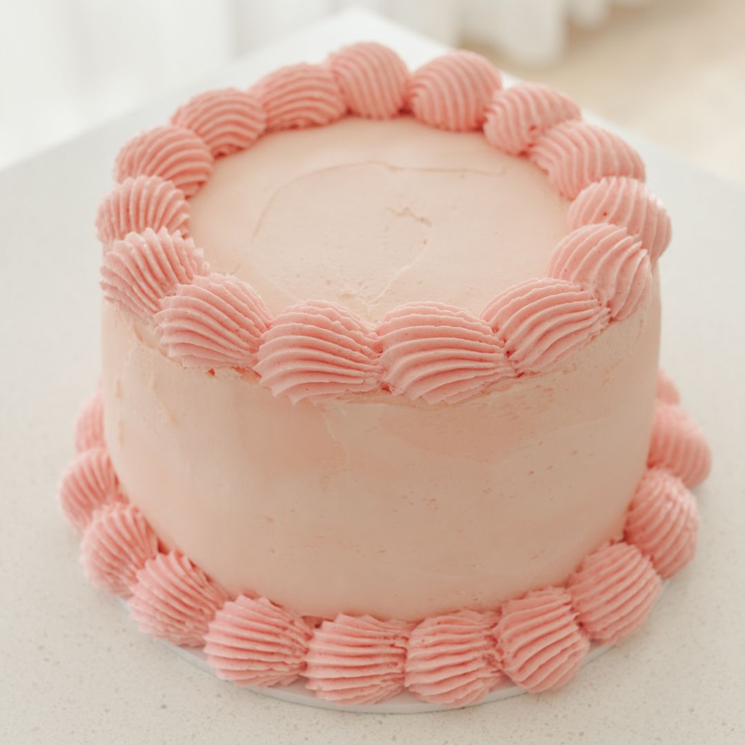 Pink on Pink Vintage Cake Kit