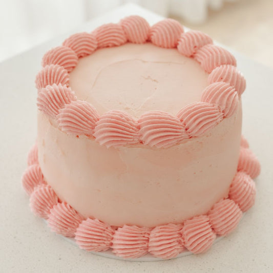 Pink on Pink Vintage Cake Kit
