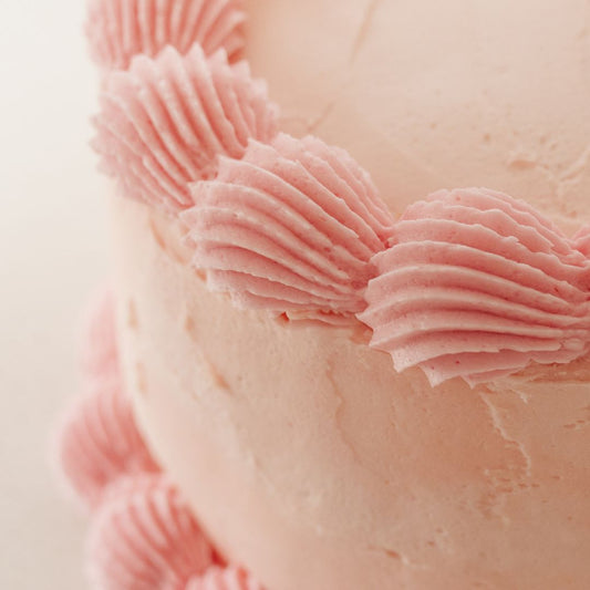 Pink on Pink Vintage Cake Kit