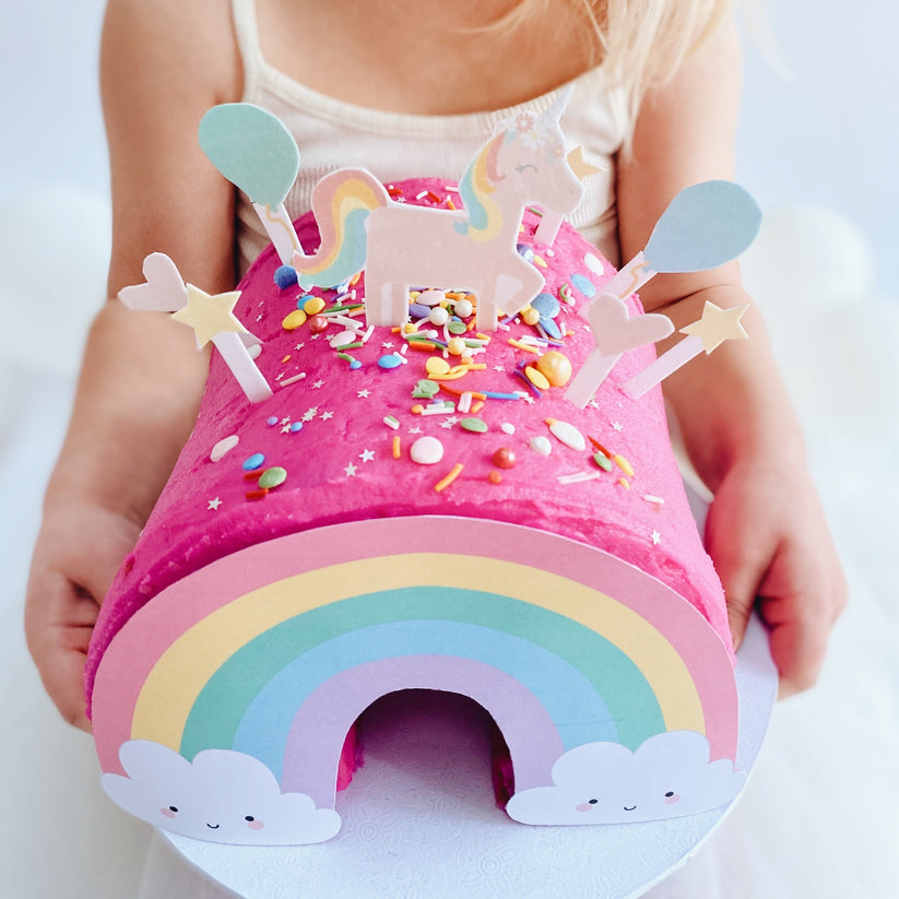 3D Rainbow Cake Kit Bake Believe