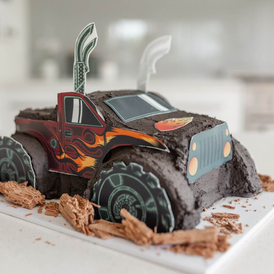 Monster Truck cake | Monster truck birthday party ideas cake, Monster truck  birthday cake, Monster trucks