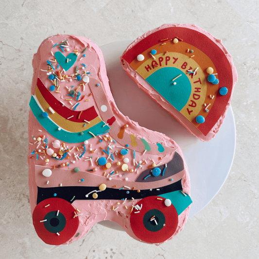 Roller skate cake sales pan