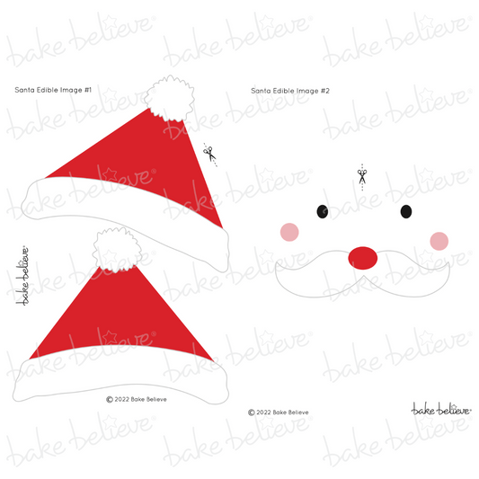 Santa Edible Image Set