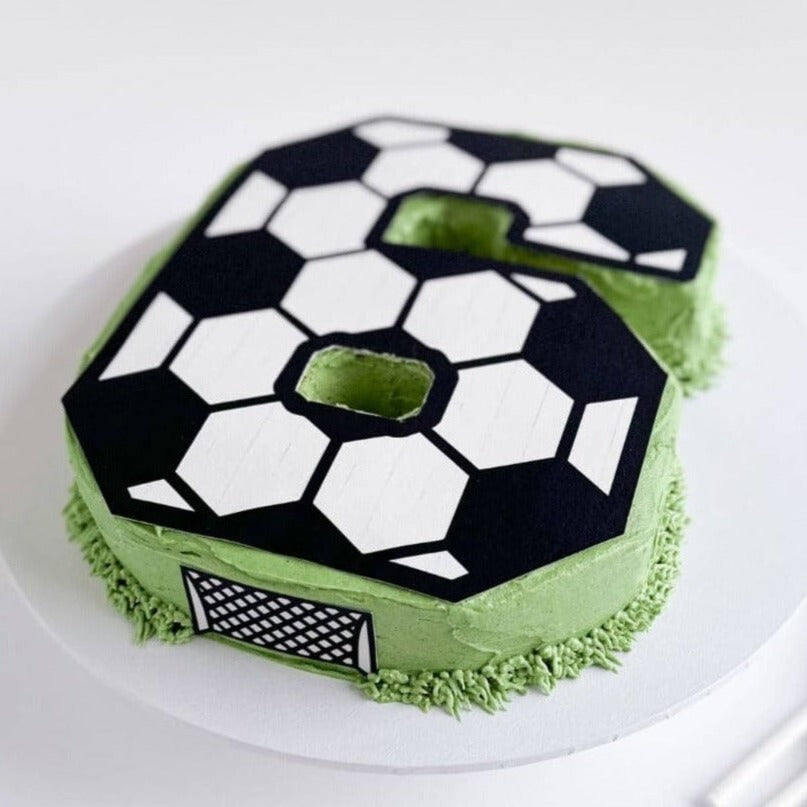 Soccer Number Cake Kit