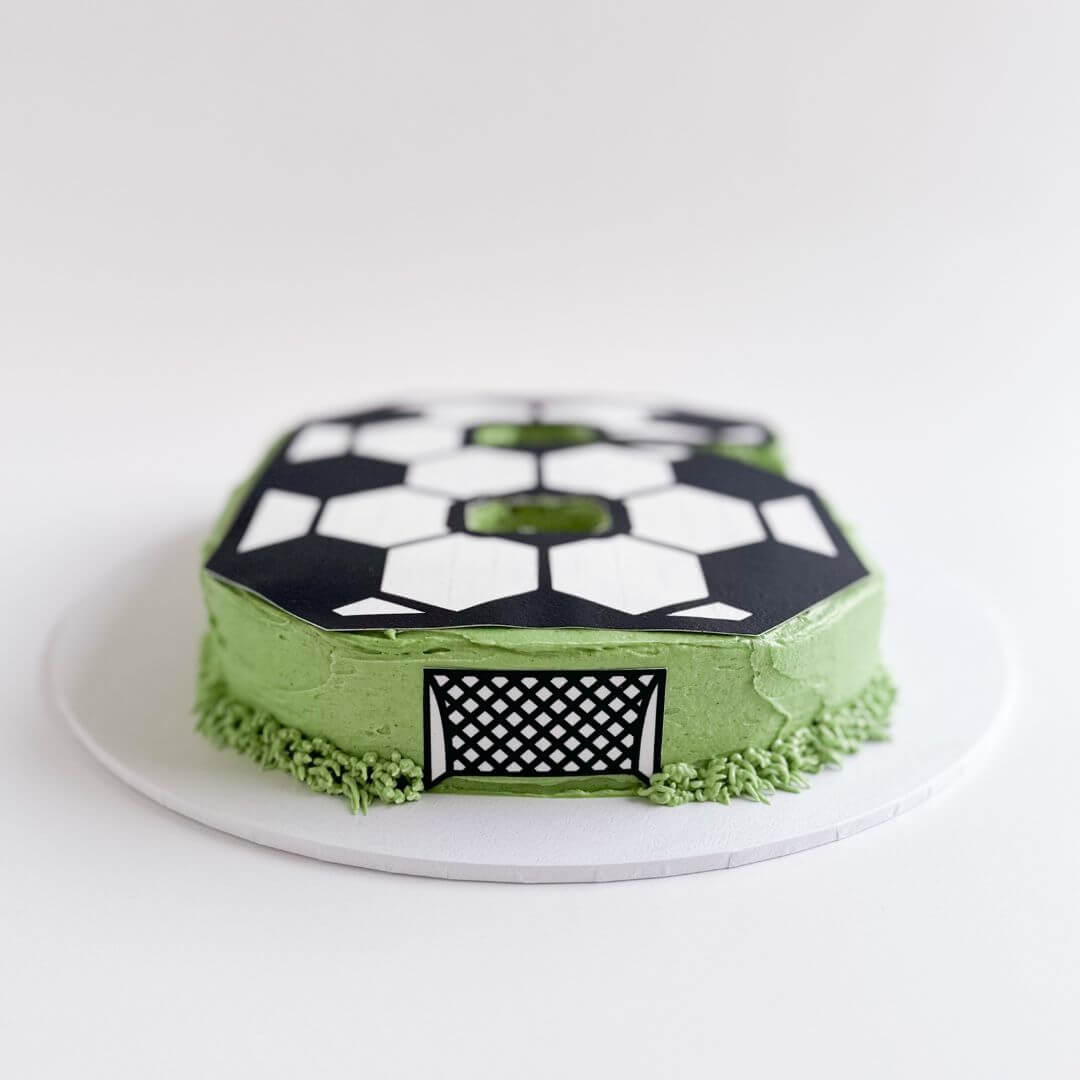 Soccer Number Cake Kit