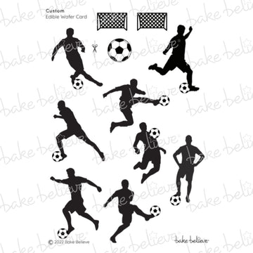 Boys Soccer Players Edible Images