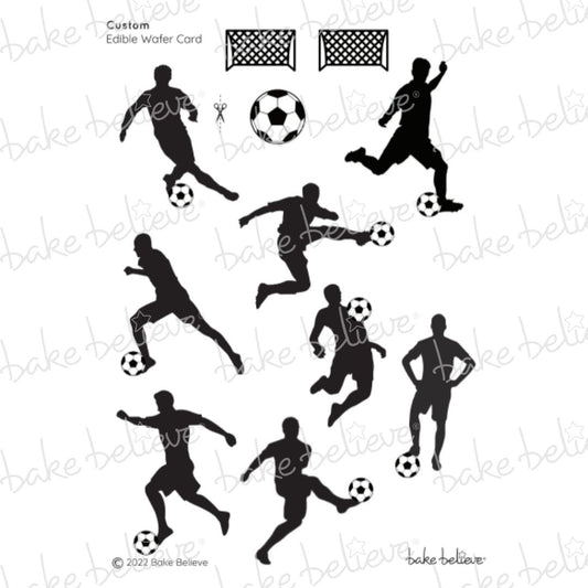 Soccer Players Edible Images
