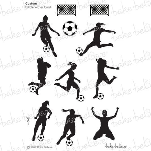 Soccer Players Edible Images