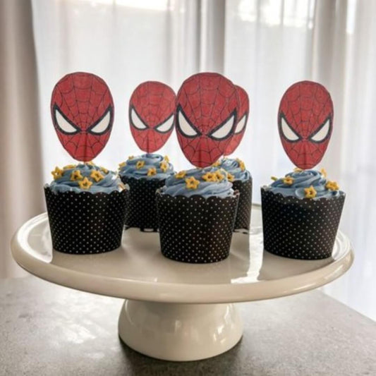 Custom Spider Mask Cupcake Kit