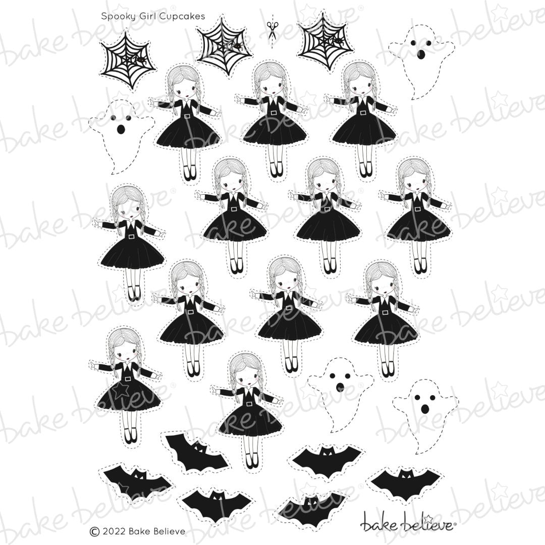 Spooky Girl Edible Images | Bake Believe