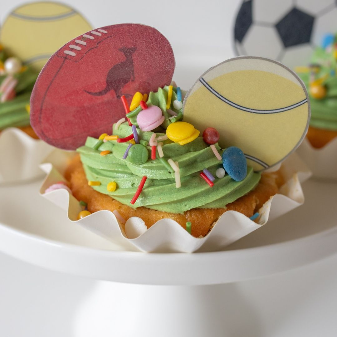 Sports Ball Mix Cupcake Kit