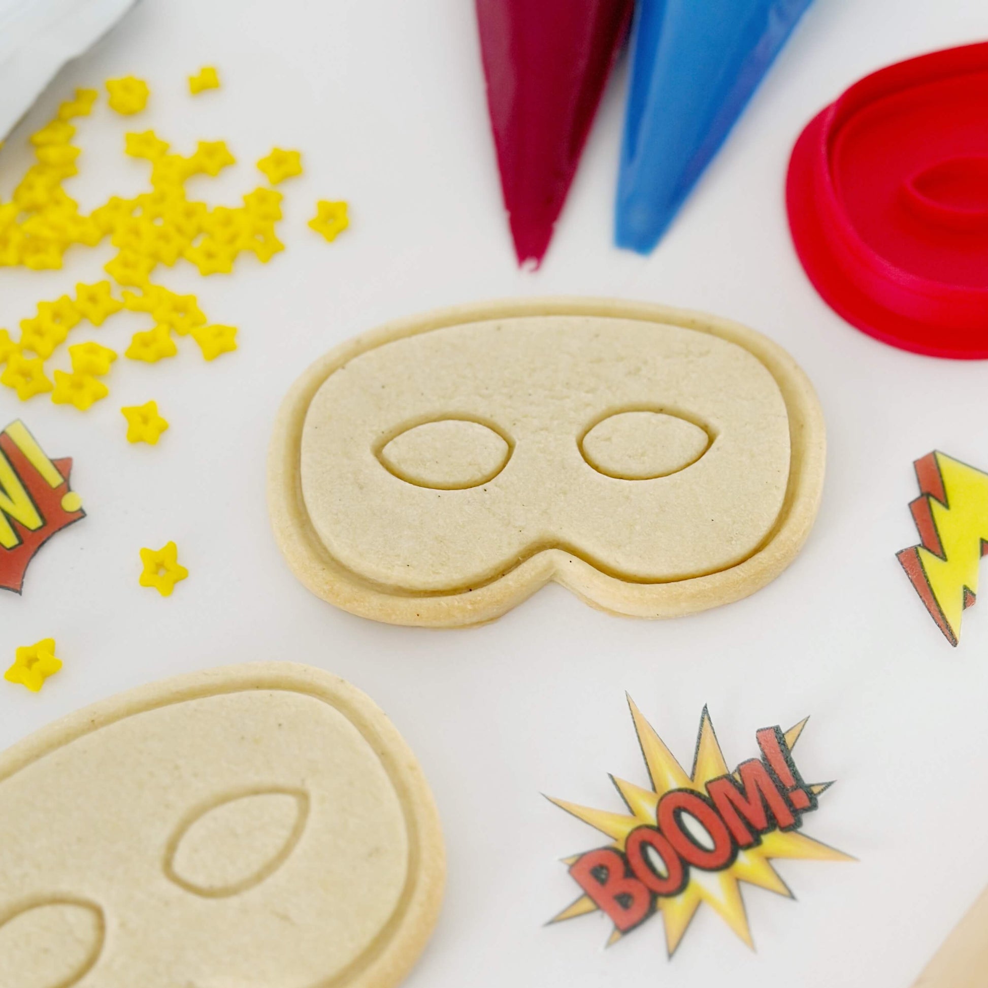 Superhero Mask Cookie Cutter & Embosser