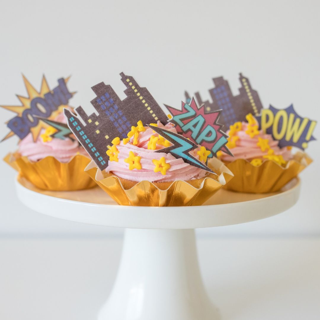 Female Superhero Cupcake Kit