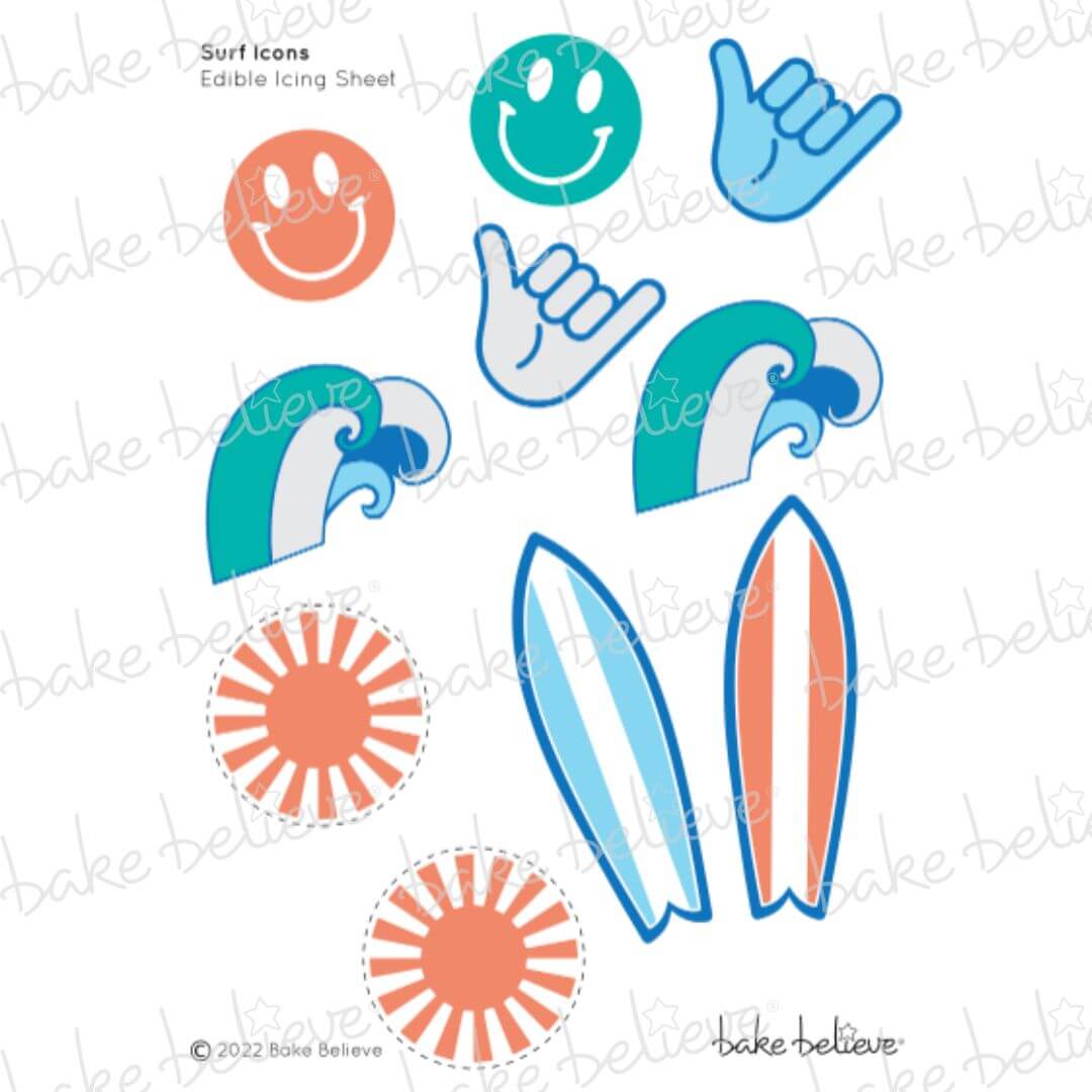 Surf's Up Edible Images | Bake Believe