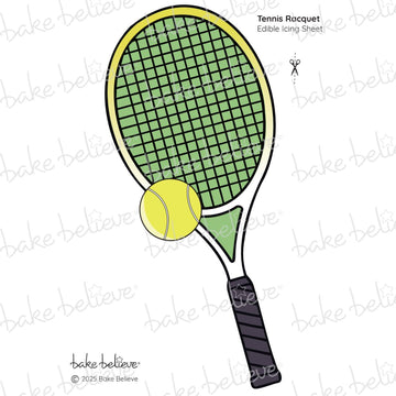 Tennis Racquet Edible Images