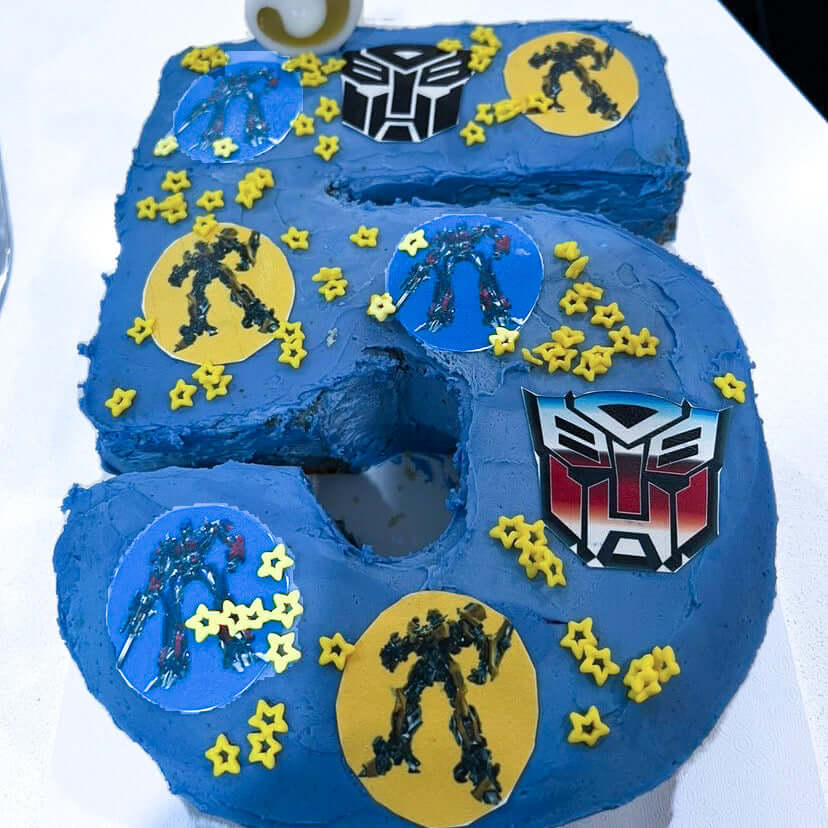 Transformers Number Cake Kit