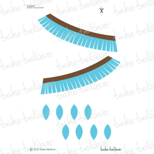 Tribal Princess Dolly Varden Edible Images