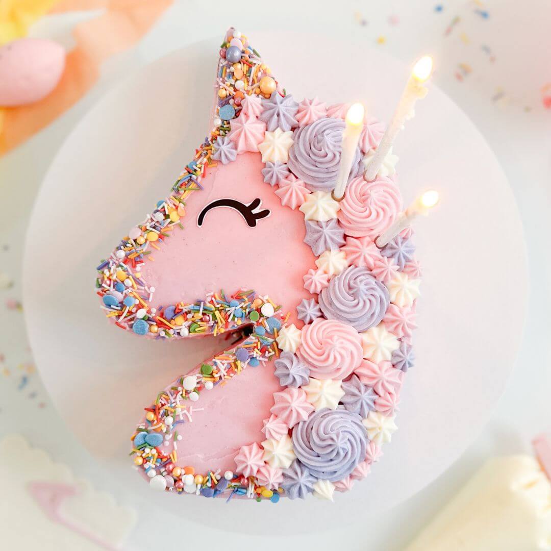 Unicorn Sparkles Cake Kit Bake Believe