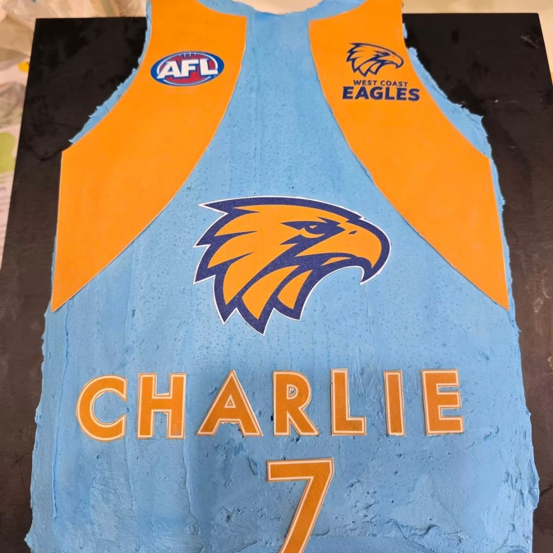 West Coast Eagles Jersey Cake Kit